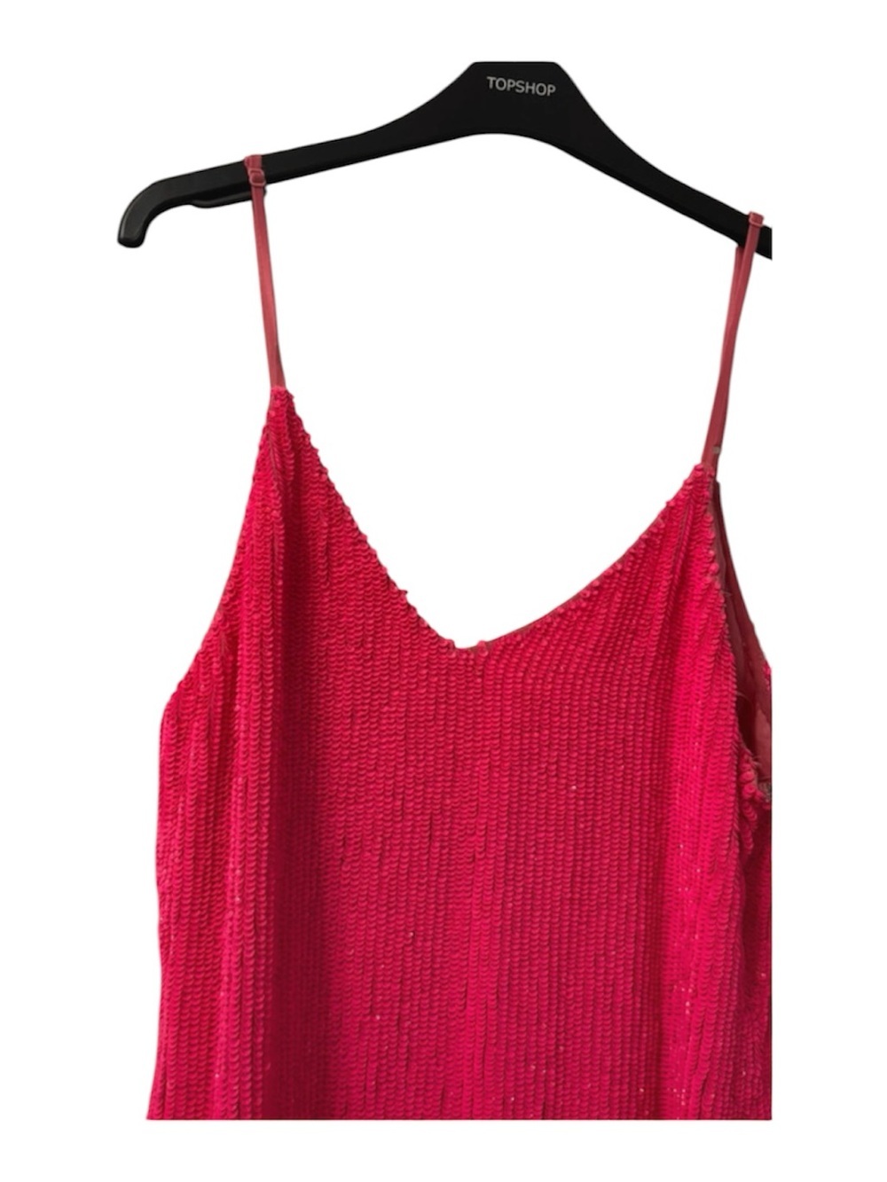 NWT Retrofete Claire Pink Sequin Slip Mini Dress M - Picture 5 of 9